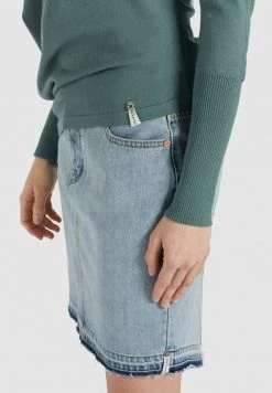 Khujo YODES Pullover Aqua Femme -Khujo Soldes ab6452c1ef984a17bfb89514e8bc1068