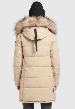 Khujo MANTEL JARVANA Veste D'hiver Beige Femme -Khujo Soldes ab69dcc9bb114a94854c66da31ebd7a1