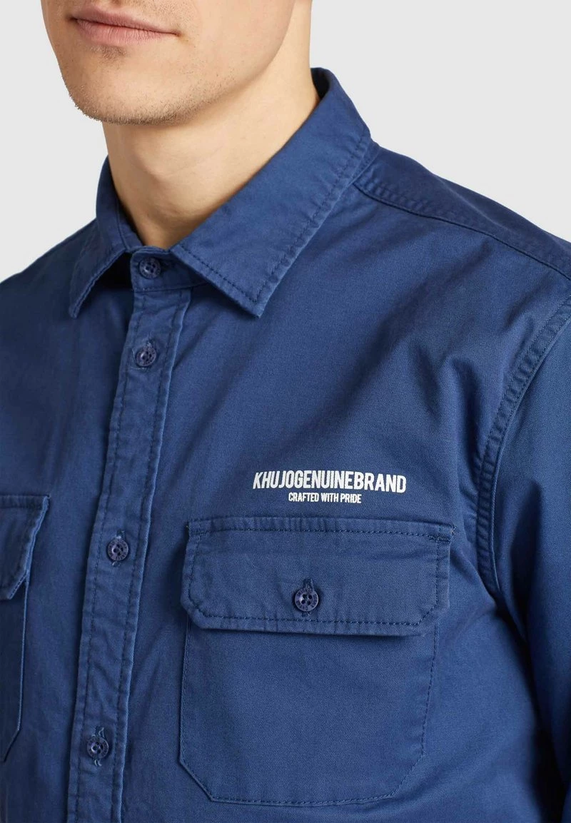 Khujo Homme ROGER Chemise Blue 10 Khujo Homme ROGER Chemise Blue – Image 8