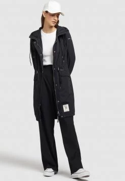 Khujo Femme NANDA3 Parka Schwarz -Khujo Soldes ad59a00fc87e479bb003c4b75b04da69