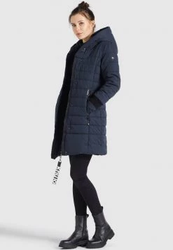 Khujo CONSTANZE PEACHED Veste D'hiver Dunkelblau Femme -Khujo Soldes ad84dda6fab7434db4128576389352a5