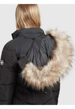 Khujo WINSEN Veste D'hiver Schwarz Femme -Khujo Soldes adb20b9cb6204f77880ca433bf3d004d