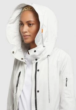 Khujo DAYES Parka Hellgrau Femme -Khujo Soldes ade92e5ebe5e42e3b3f6b9f71a9dba4c