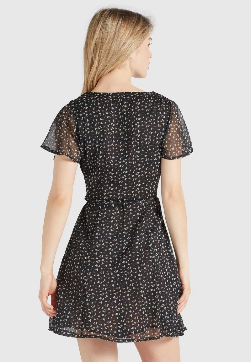 Khujo VARVARA Robe De Jour Black/blue Femme 5 Khujo VARVARA Robe De Jour Black/blue Femme – Image 3