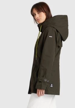 Khujo Femme ANAYA Parka Olive -Khujo Soldes ae9ffe5591224109a170a2777c5e5b62