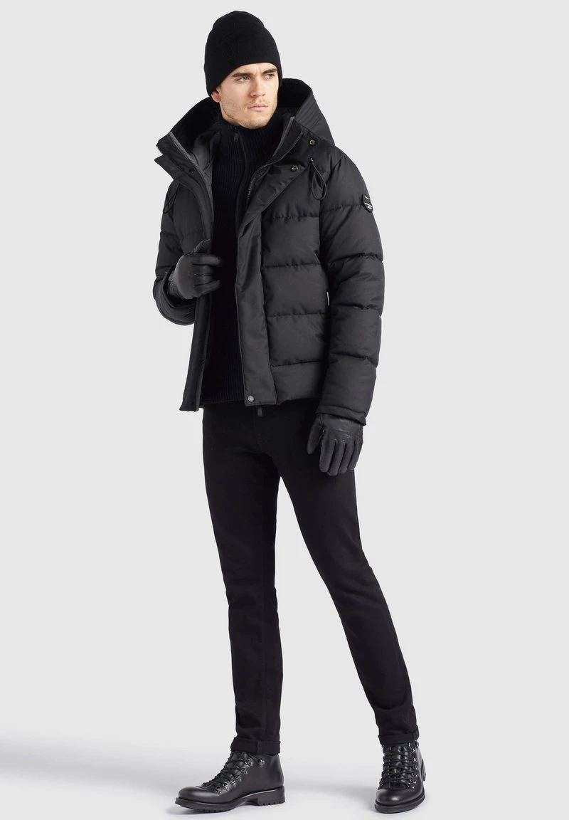 Khujo Homme SAVOR Veste D'hiver Schwarz 4 Khujo Homme SAVOR Veste D'hiver Schwarz – Image 2