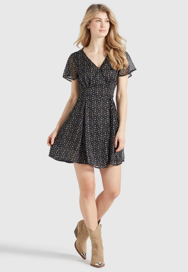 Khujo VARVARA Robe De Jour Black/blue Femme 7 Khujo VARVARA Robe De Jour Black/blue Femme – Image 5