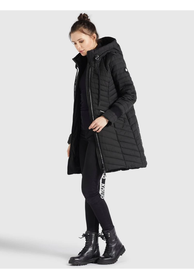 Khujo Femme MANTEL TOOTS STRUCTURED Veste D'hiver Schwarz 7 Khujo Femme MANTEL TOOTS STRUCTURED Veste D'hiver Schwarz – Image 5