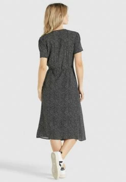 Khujo PORGY Robe De Jour Schwarz Weiß Gepunktet Femme 11 Khujo PORGY Robe De Jour Schwarz Weiß Gepunktet Femme -Khujo Soldes b10a69579a134d0ca1b9ee936dcd5b3e