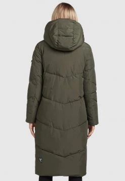 Khujo SONJE3 Veste D'hiver Dunkeloliv Femme -Khujo Soldes b1db3e2f6259482081ec20f8e6f294a3