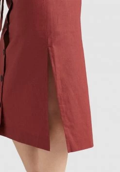 Khujo Femme VARSHA Jupe Trapèze Rotbraun -Khujo Soldes b221ddc274434dc9b92c30bd4a6c2e59