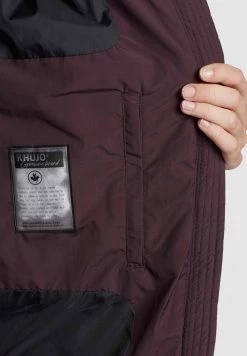 Khujo Femme BINE Veste D'hiver Weinrot -Khujo Soldes b29d6f2897374235b3db3ad52d48afed