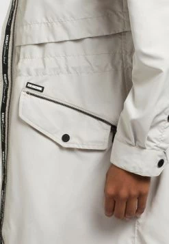 Khujo ARIANA Parka Hellgrau Femme -Khujo Soldes b3a36db41994444f9edeaac4f7793f3c