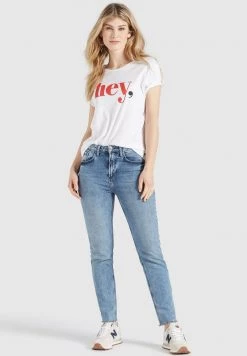 Khujo Femme BANANI HEY T Shirt Imprimé Weiß -Khujo Soldes b3f2e1d819bf459fa73e4c2eabdc6e4e