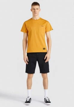 Khujo HERMAN T Shirt Imprimé Dark Ochre Homme