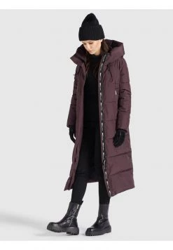 Khujo Femme MANTEL SOULANI Veste D'hiver Weinrot -Khujo Soldes b67c36fb92fa43da95f520c506617f24