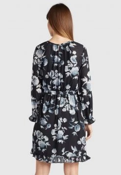 Khujo MEDUSA Robe De Jour Black Femme -Khujo Soldes b69e400906e1432f9267c7b0684e8759