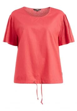 Khujo Femme ALONNA T Shirt Imprimé Red -Khujo Soldes b6b71797461e4ea1b4af8258140d4381