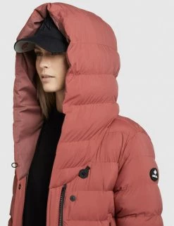 Khujo DIWANA MATT Veste D'hiver Blassrot Femme -Khujo Soldes b7660c71a9e94f24a084a9f39699b25a