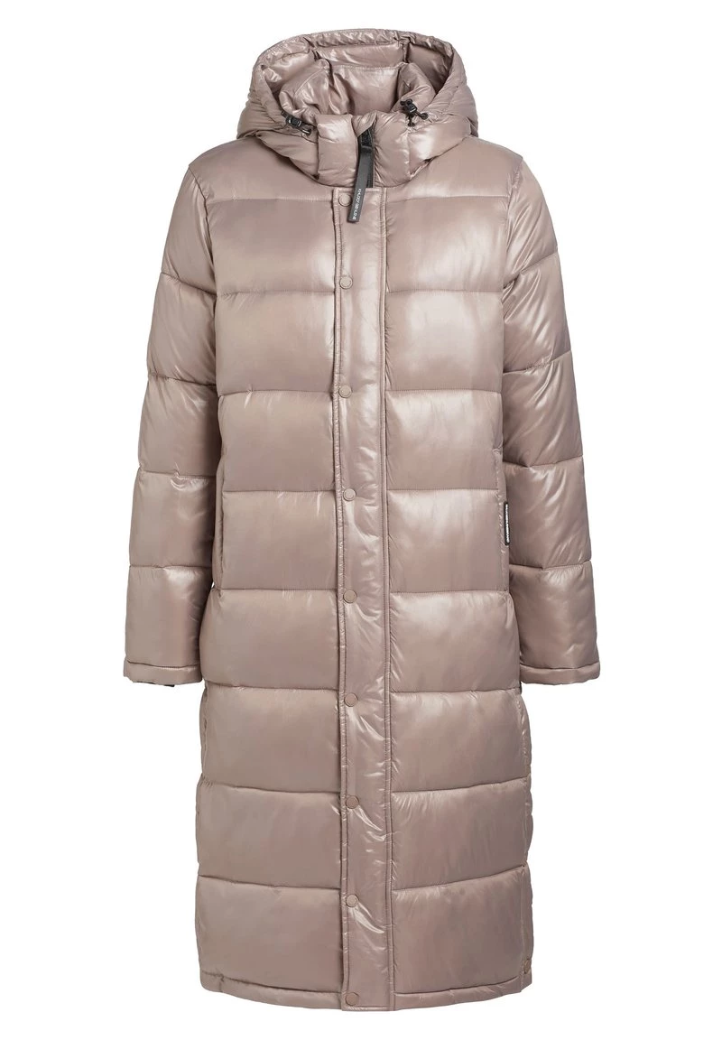 Khujo Femme CORINNA SHINY Veste D'hiver Taupe Glänzend 11 Khujo Femme CORINNA SHINY Veste D'hiver Taupe Glänzend – Image 9
