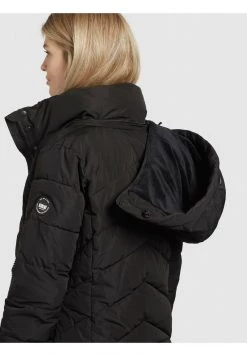 Khujo DELINAS2 Veste D'hiver Schwarz Femme -Khujo Soldes b8c02e9621254debbf44a86a404cfc1c