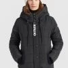 Khujo Femme SYBILLE LIGHT Veste D'hiver Dunkelgrau
