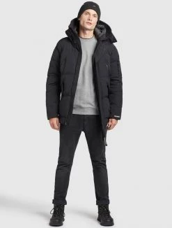 Khujo Homme GORD Veste D'hiver Schwarz -Khujo Soldes baa5b897b9904eb8815579b2c57a684f