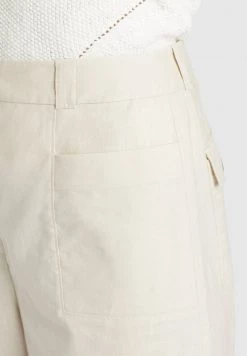 Khujo NITE Pantalon Classique Beige Femme -Khujo Soldes bad8b1719ec440eea7ac8086472ced77