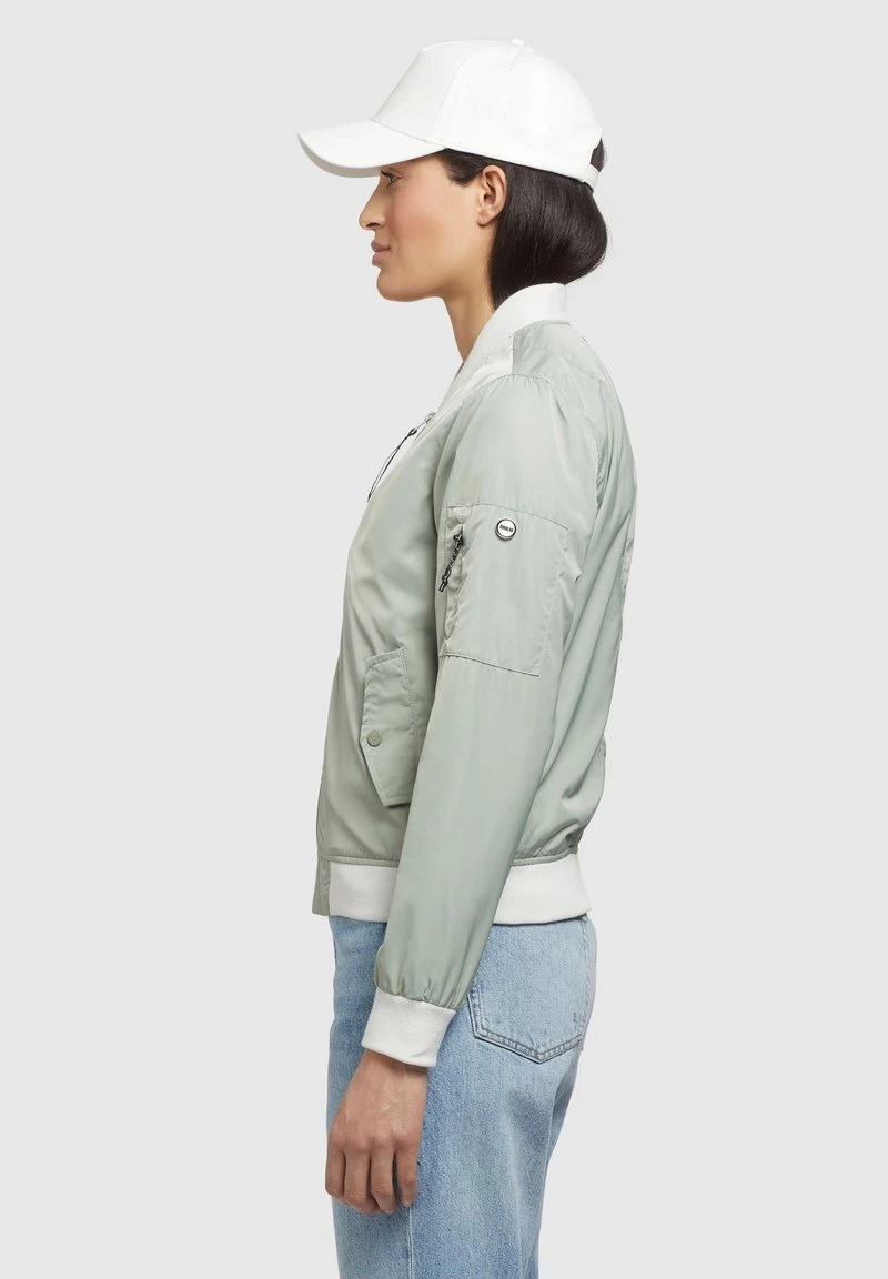 Khujo Femme STENCE Blouson Bomber Grey 6 Khujo Femme STENCE Blouson Bomber Grey – Image 4