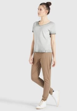 Khujo Femme BARU T Shirt Basique Grau -Khujo Soldes bc1fdd96a5484181a59e2a04e0be30a8
