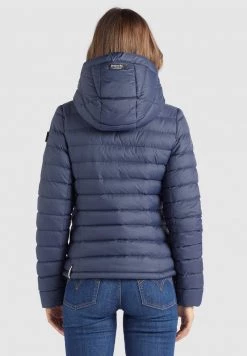 Khujo Femme LOVINA Veste Mi Saison Dunkelblau -Khujo Soldes bd2f9276f1ea4f6394c28ee19091fb7e