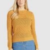 Khujo Femme COSIMA Pullover Yellow -Khujo Soldes bd5f9cb5fb534650bff62ec1cdcbb48d