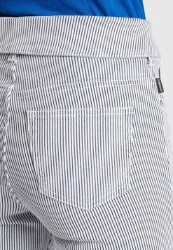 Khujo EAST Jean Slim Blue/white Femme -Khujo Soldes bd844c0965eb45d5b11a1bd6dabcff6f