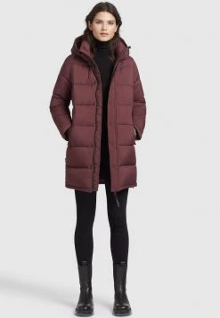 Khujo Femme WENCKE MATT Veste D'hiver Weinrot -Khujo Soldes bdca01fe1b54408ea8948a9bcf8d2b14