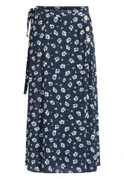 Khujo Femme HEPKE Jupe Trapèze Blau Weiß Geblümt -Khujo Soldes bdf6bd7f7d884d81bcc1b866a5c8f968