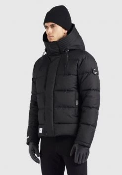 Khujo Homme SAVOR Veste D'hiver Schwarz