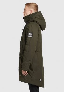 Khujo HOLDER Veste D'hiver Dunkelgrün Homme -Khujo Soldes be4591ce88ad433c9791410c7d0c6e63