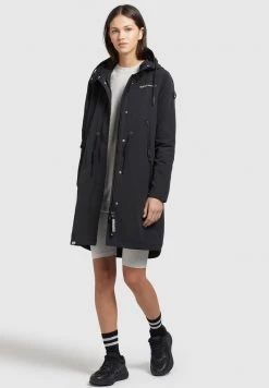 Khujo Femme ADDA Parka Schwarz -Khujo Soldes be893fe9e8f842e3a84a1e90cf0c085d
