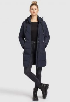 Khujo Femme ELESSA2 Veste D'hiver Dunkelblau -Khujo Soldes bee81771da1643abae4a4816e477f0b2