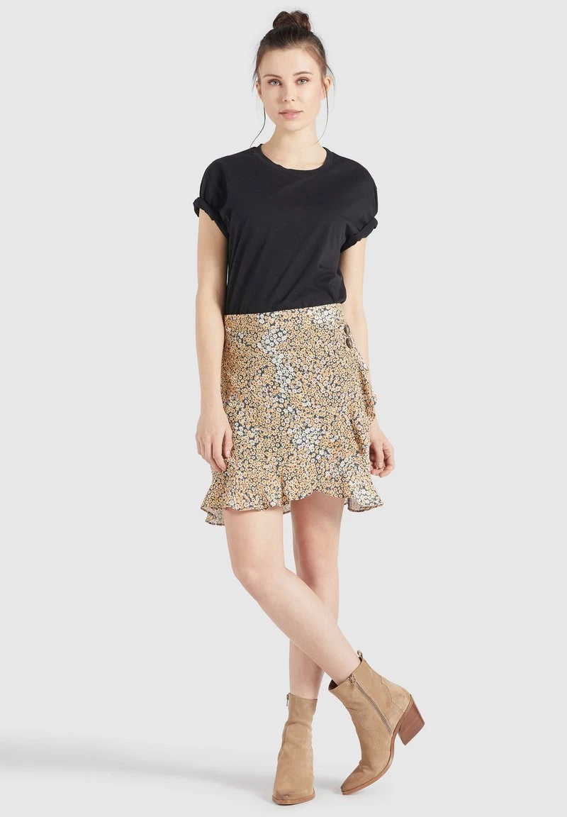 Khujo UNDINE Jupe Trapèze Mehrfarbig Geblümt Femme 4 Khujo UNDINE Jupe Trapèze Mehrfarbig Geblümt Femme â Image 2