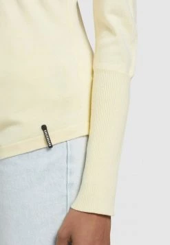 Khujo Femme SHEA Pullover Hellgelb -Khujo Soldes c0a335584bc149259973b51916a35ac0