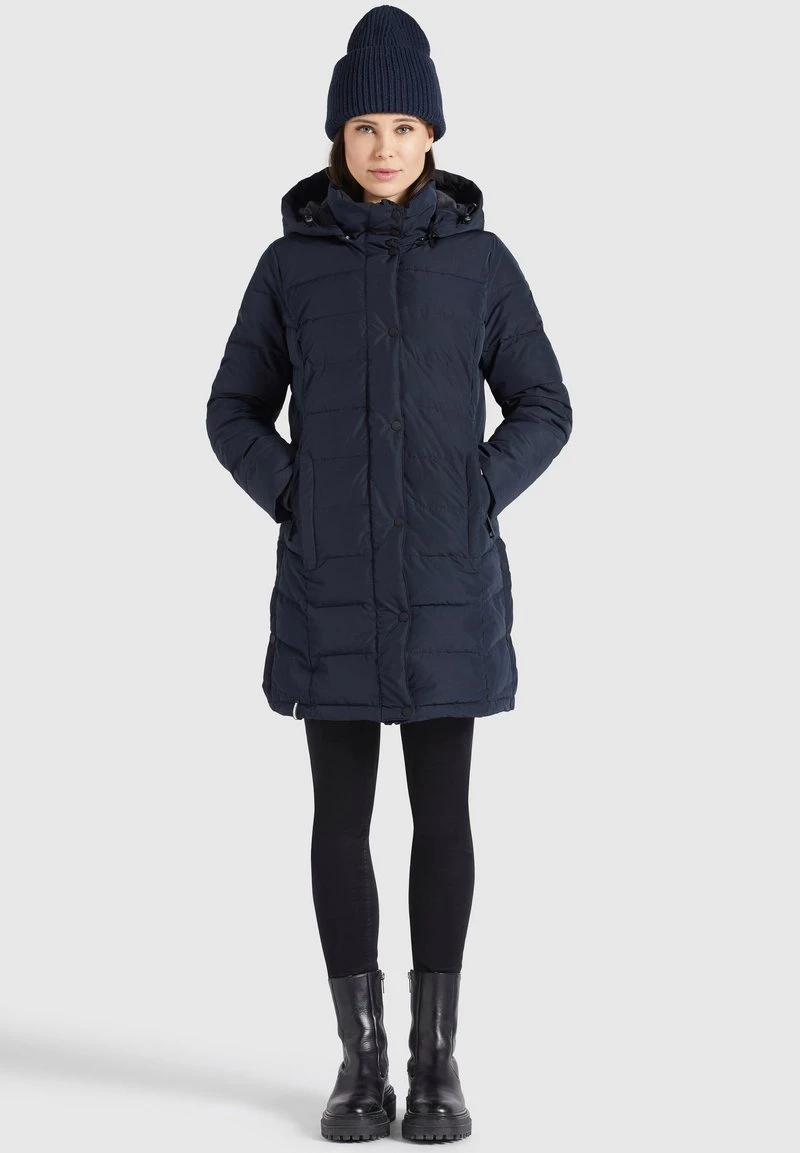 Khujo Femme DELINAS2 Veste D'hiver Dunkelblau 4 Khujo Femme DELINAS2 Veste D'hiver Dunkelblau – Image 2