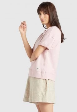 Khujo Femme MALEA T Shirt Basique Pink -Khujo Soldes c19cfe0a4b414db4b2668e946251108d