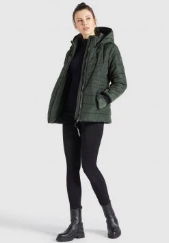 Khujo CORZ2 LIGHT Veste D'hiver Dunkelgrün Femme -Khujo Soldes c1a68af9d94943e6b8a1e52cbd76105c