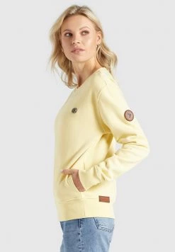 Khujo LISEL Sweatshirt Hellgelb Femme -Khujo Soldes c1f8d2163c974574ba6ffb366e3877c0