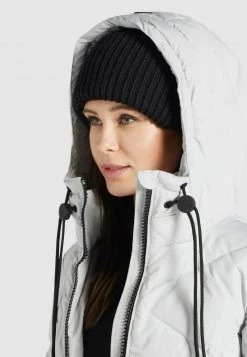 Khujo Femme ELESSA2 Veste D'hiver Hellgrau -Khujo Soldes c219a007de4a4c6c8930df751e6ad14b