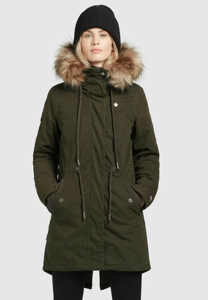 Khujo Femme CODISH Veste D'hiver Dunkelgrün 3 Khujo Femme CODISH Veste D'hiver Dunkelgrün