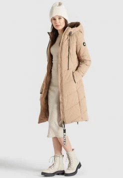 Khujo Femme ARIBAY PEACHED Veste D'hiver Beige -Khujo Soldes c3deb713b70c46ac9e5320de10b48f44