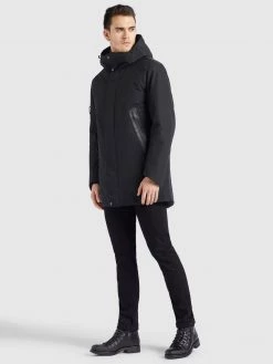 Khujo Homme RACE Veste D'hiver Schwarz -Khujo Soldes c52c79a37834408980bb7f9625da4056