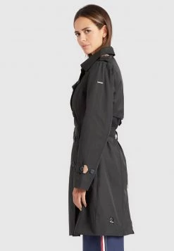 Khujo AMELE Trench Schwarz Femme -Khujo Soldes c5eaf202bb8844459a8a1ed77ab283ed